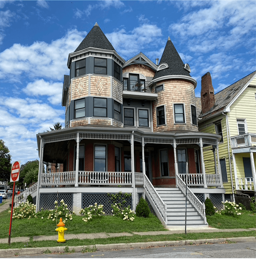 House after renovation